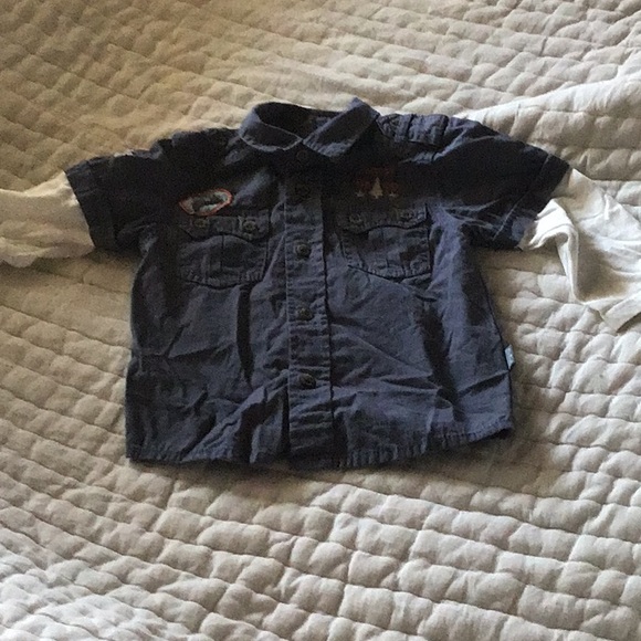 Used used used kids L/S shirt - Picture 4 of 14